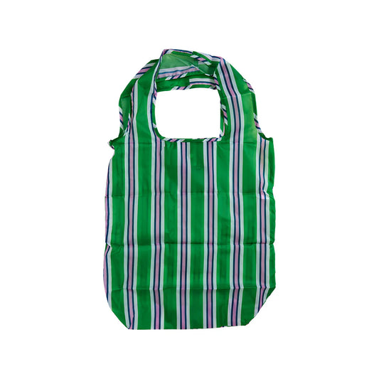 Cabana Stripe Pocket Shopper