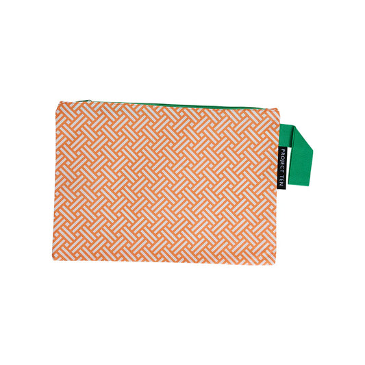 Rattan Zip Pouch