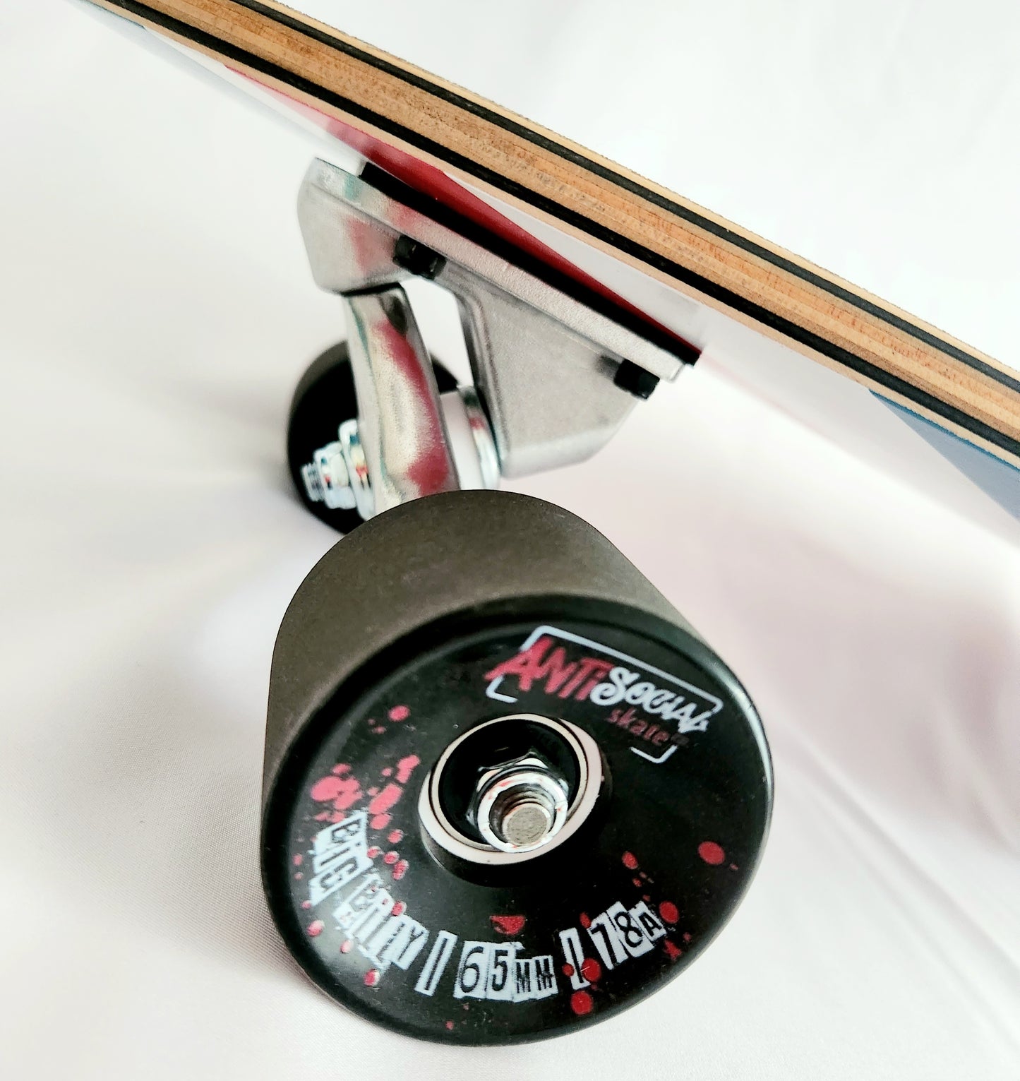 AntiSocial Skate Co. 4 x Big Billy Wheels 65x50mm - BLACK